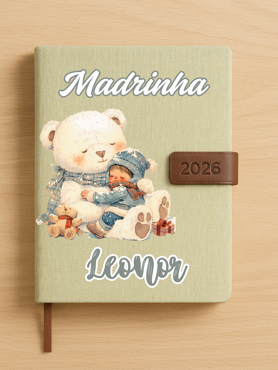 Agenda Diária Personalizadas  Ursinhos 1