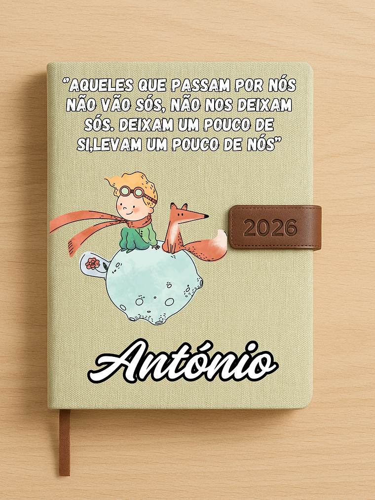 Agenda Diária Personalizadas Príncipezinho 1