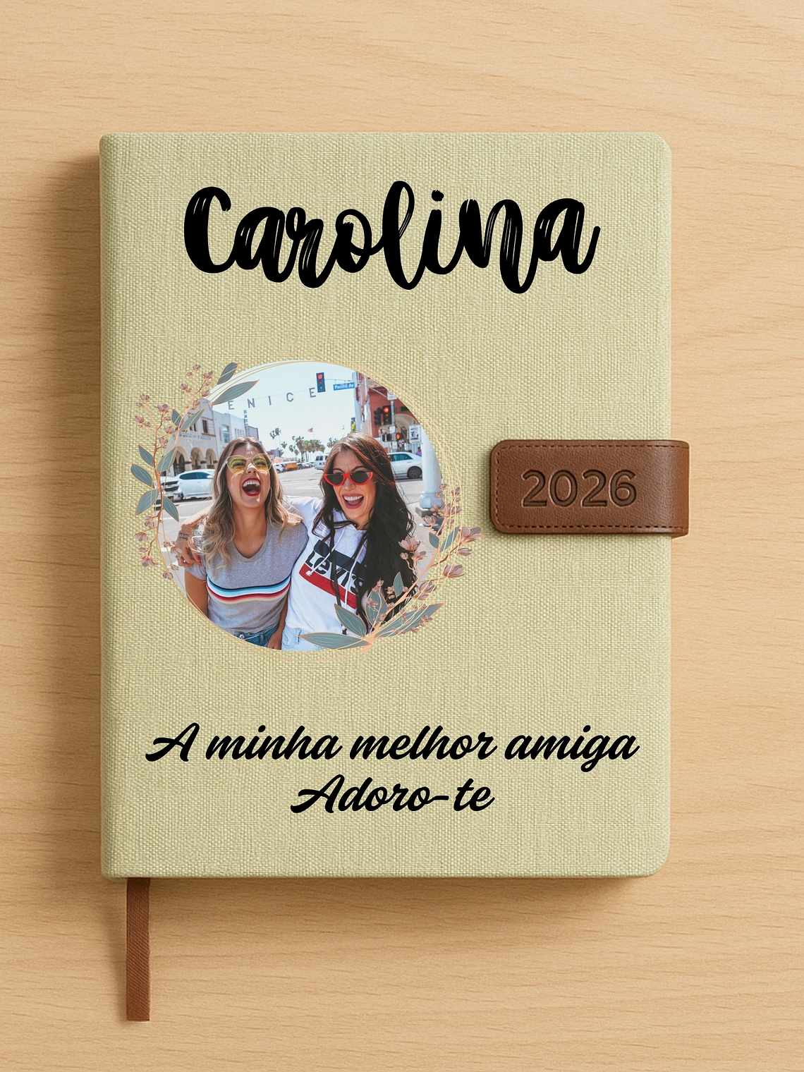 Agenda Diária Personalizadas Fotografia + Frase 1