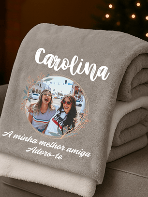 MANTA PERSONALIZADA FOTOGRAFIA + FRASE