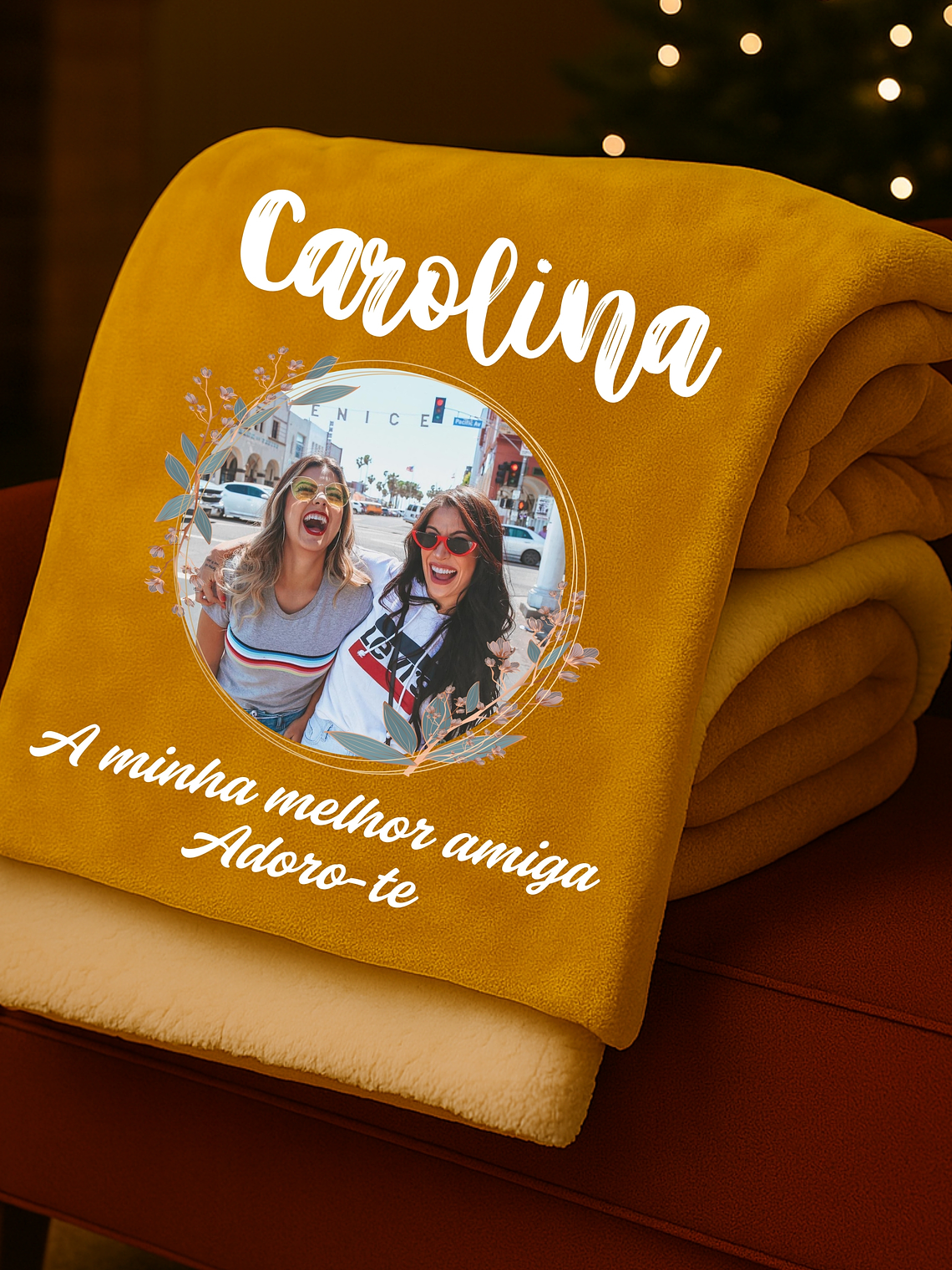 MANTA PERSONALIZADA FOTOGRAFIA + FRASE 2