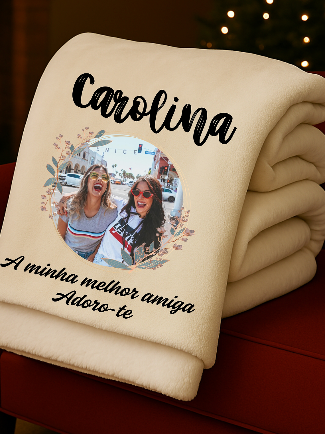 MANTA PERSONALIZADA FOTOGRAFIA + FRASE 3