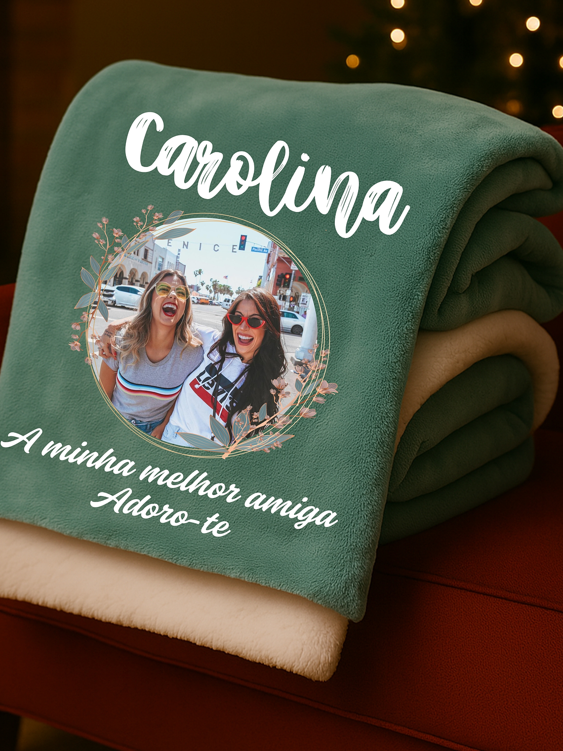 MANTA PERSONALIZADA FOTOGRAFIA + FRASE 4