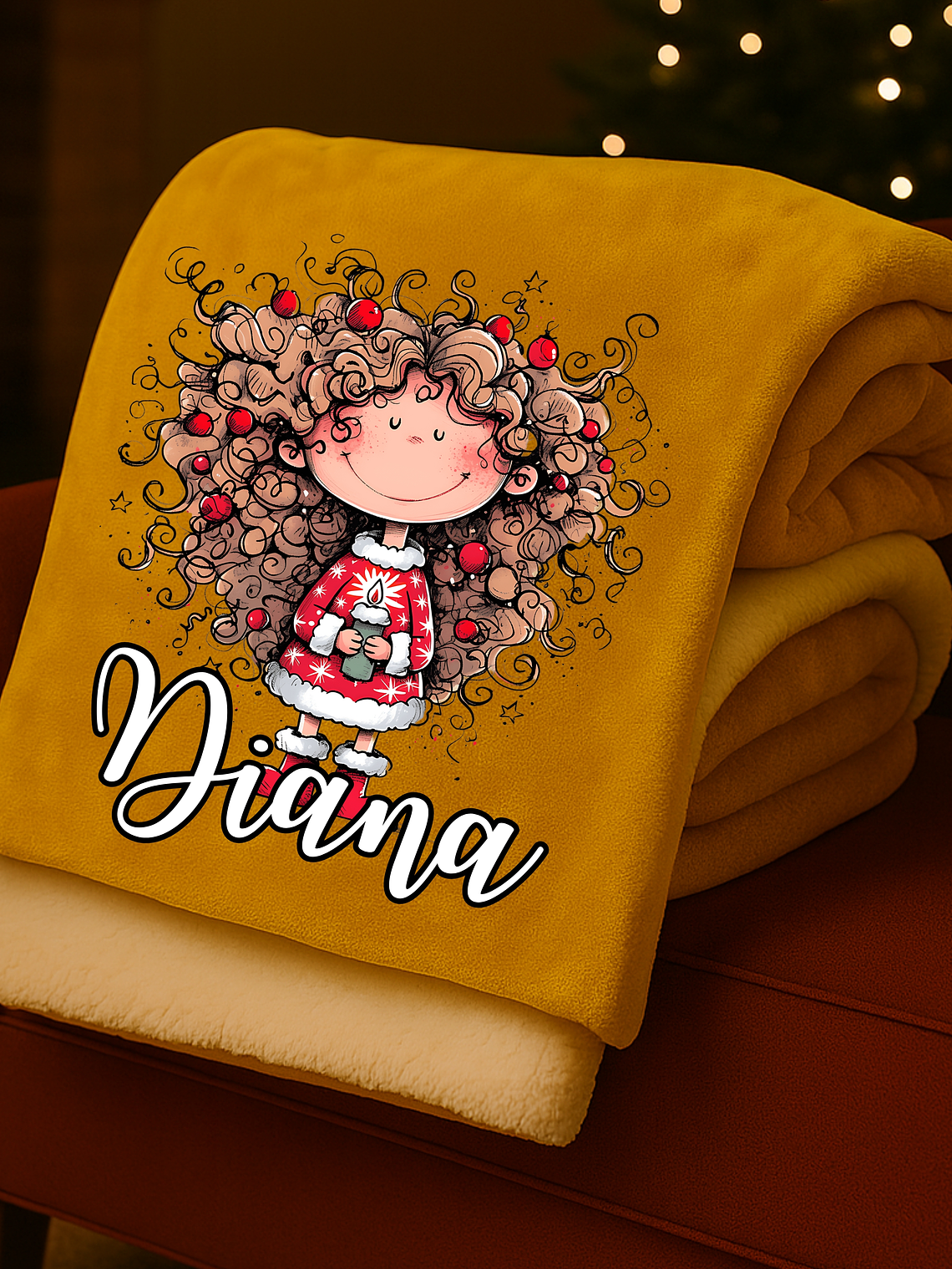 MANTA PERSONALIZADA CHICAS MARIA + NOME 1