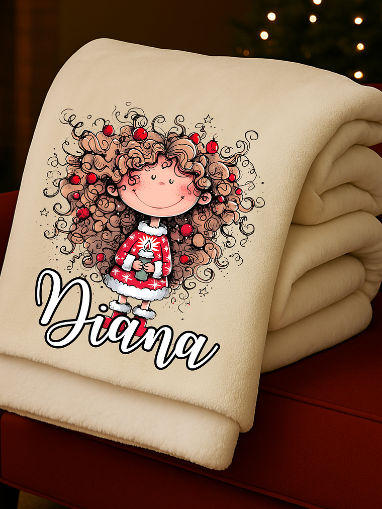 MANTA PERSONALIZADA CHICAS MARIA + NOME 2