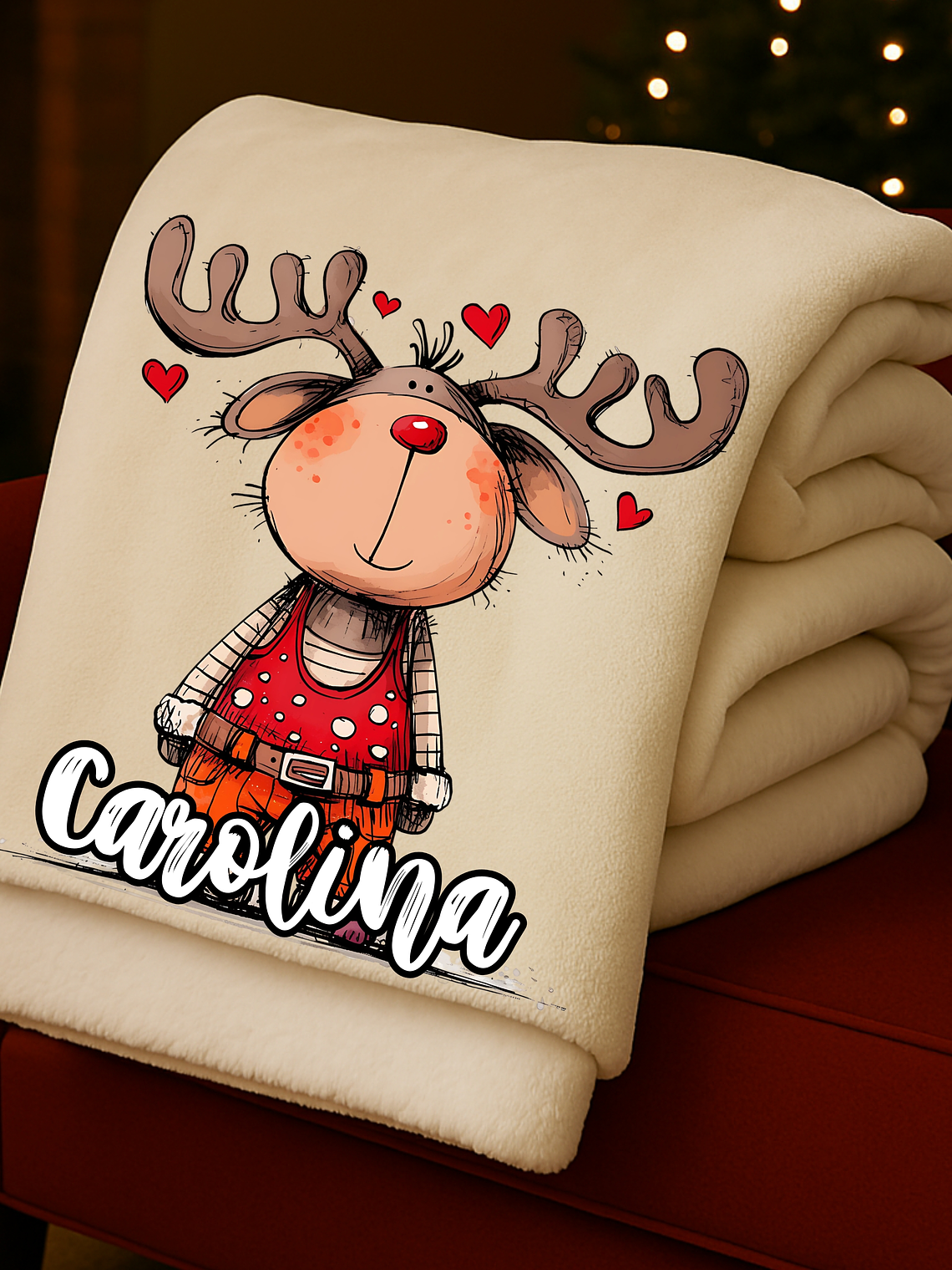 MANTA PERSONALIZADA RENA ENCANTADA 2