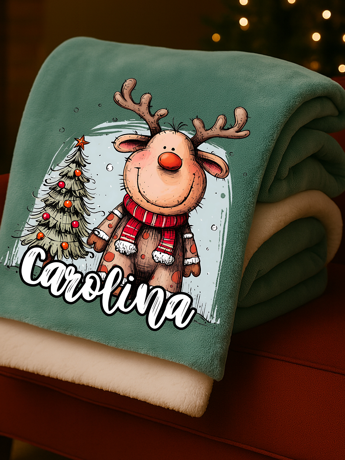 MANTA PERSONALIZADA RENA ENCANTADA 4