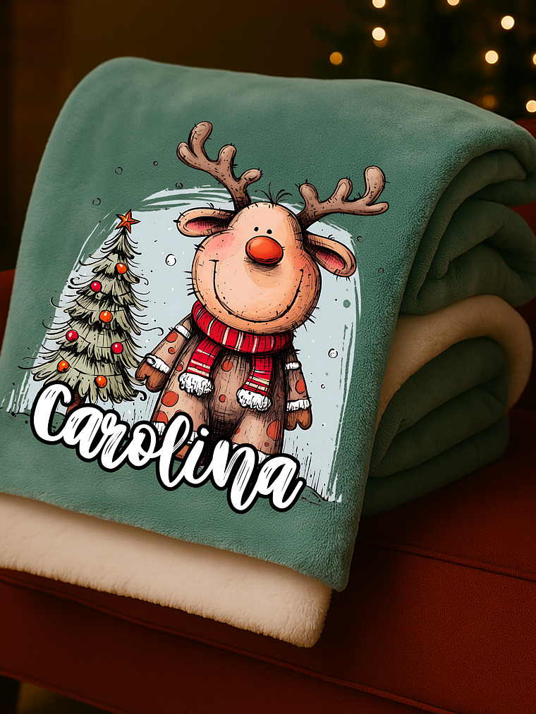 MANTA PERSONALIZADA RENA ENCANTADA 4