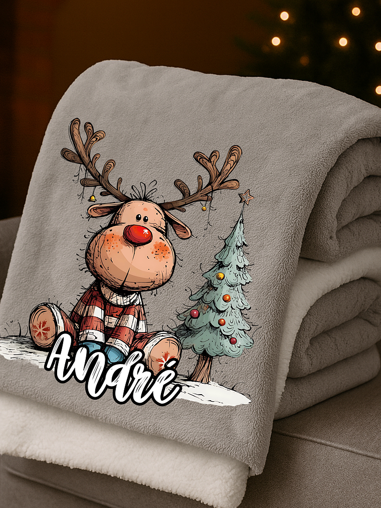 MANTA PERSONALIZADA RENA ENCANTADA 1