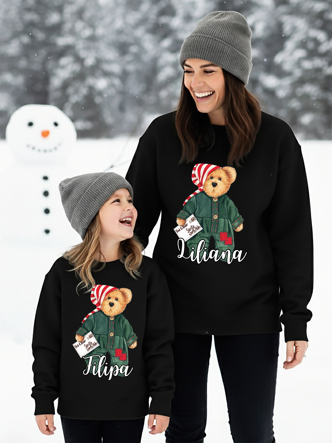 Sweat Natal Personalizada - Cardadas - Ursinhos 3