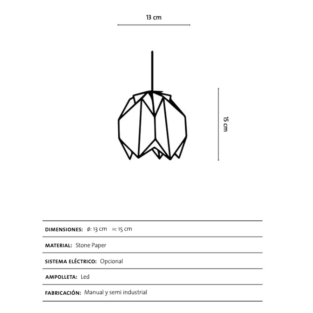 Hana pendant lamp