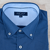 Camisa Mini Cuadrillé Azul Marino
