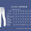 Jeans Cotelé Spandex Azul