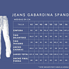 Jeans Gabardina Verano Spandex Negro