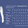 Pantalón Gabardina Verano Spandex Negro