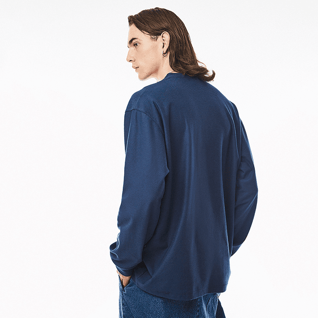 POLERA MAT M/L AZUL MARINO