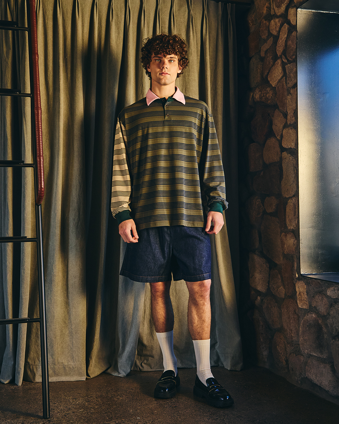 POLERA KILA STRIPES PATCH 3