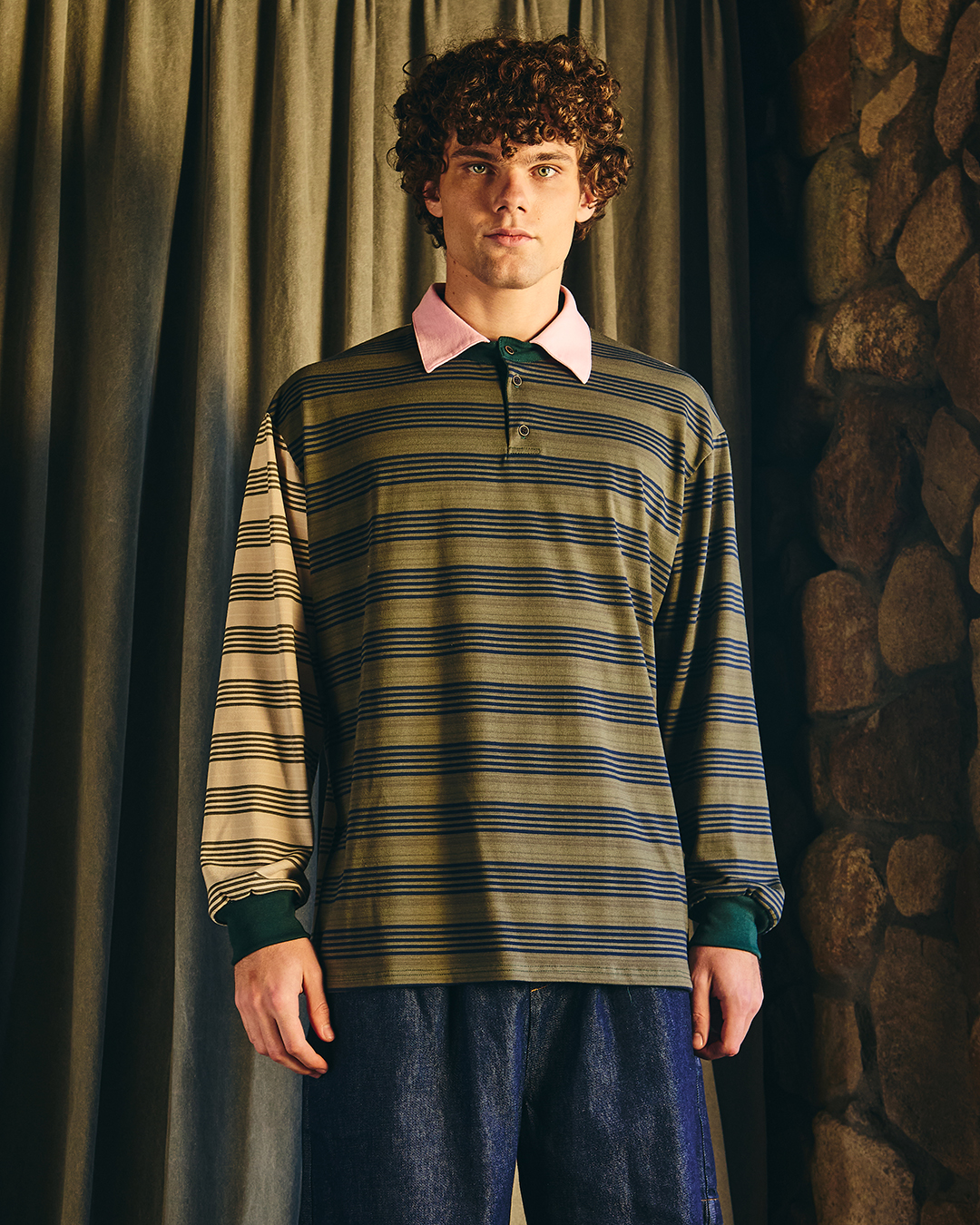 POLERA KILA STRIPES PATCH 1