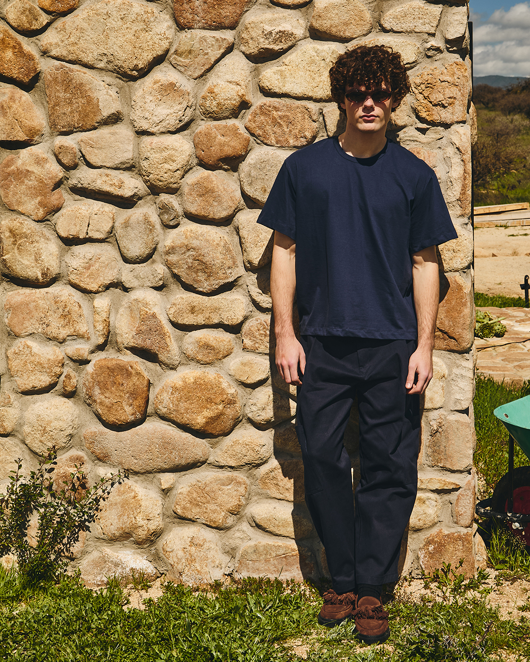 PANTALON RUMI UTILITARIO MARINO 1