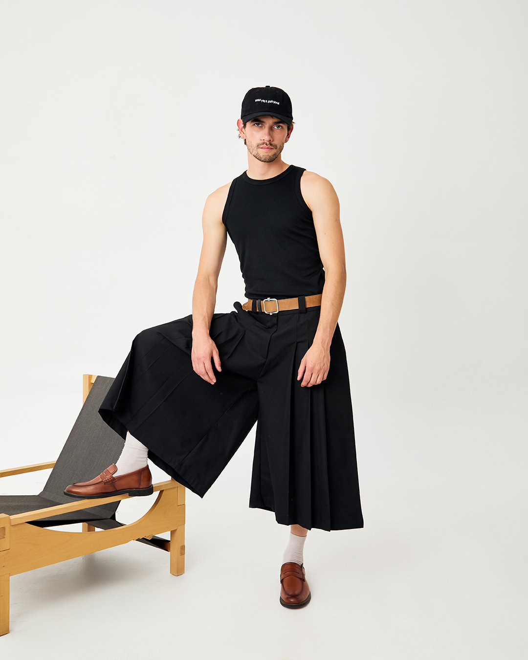 NOT SKIRT LINO NEGRO 3