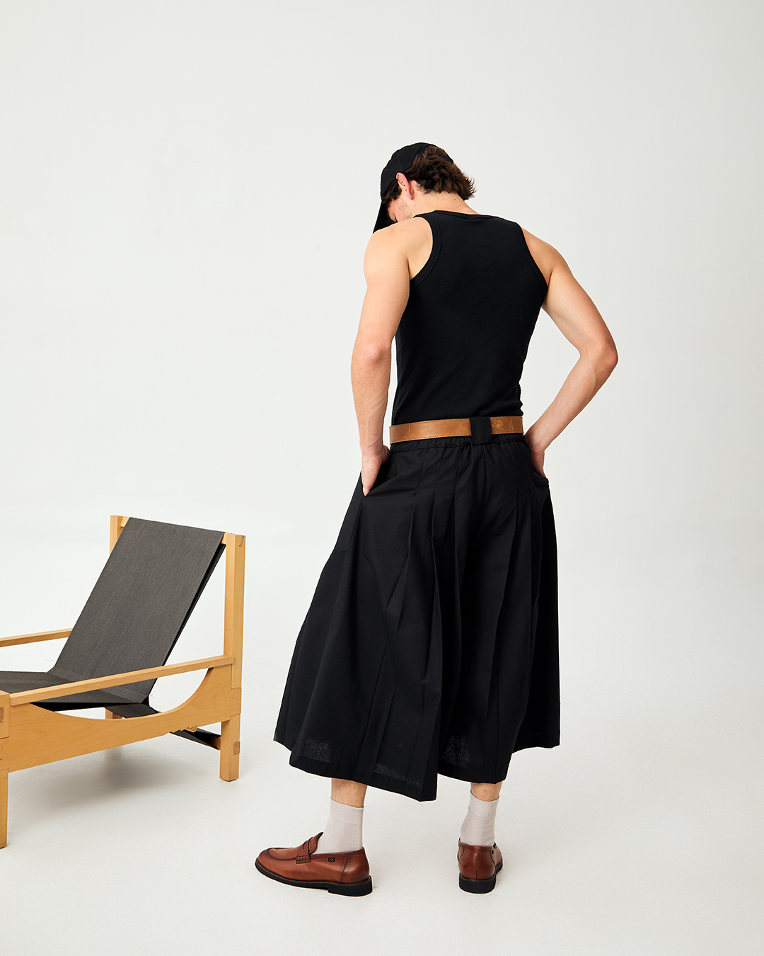 NOT SKIRT LINO NEGRO 5