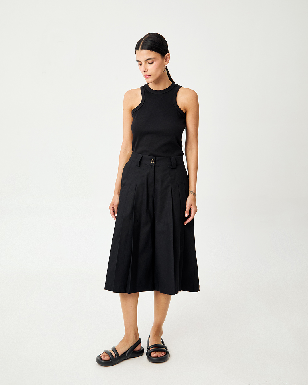 NOT SKIRT LINO NEGRO 4