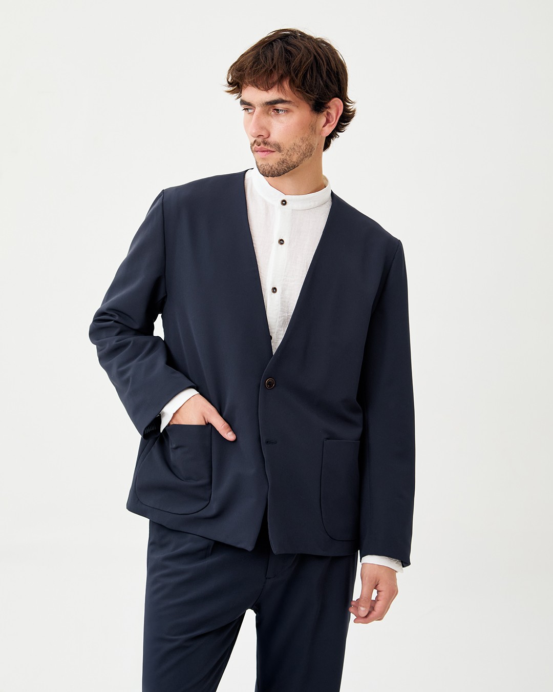 BLAZER ANKA AZUL MARINO 3