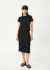 FALDA JUNE MIDI NEGRO 2