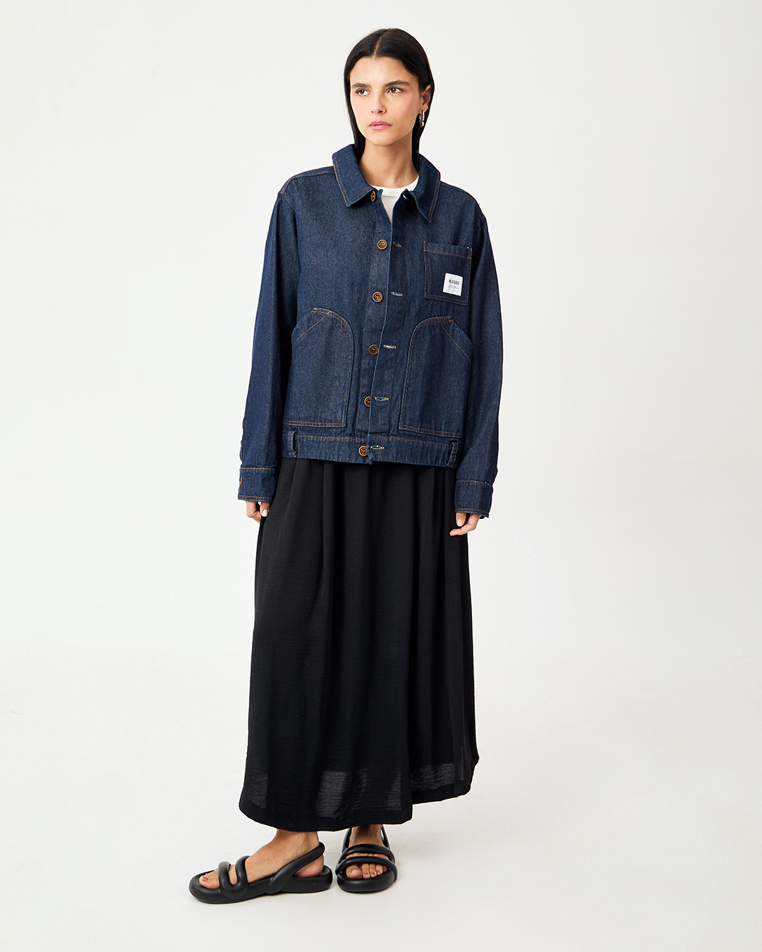 CHAQUETA AWAKI CROP DENIM 7