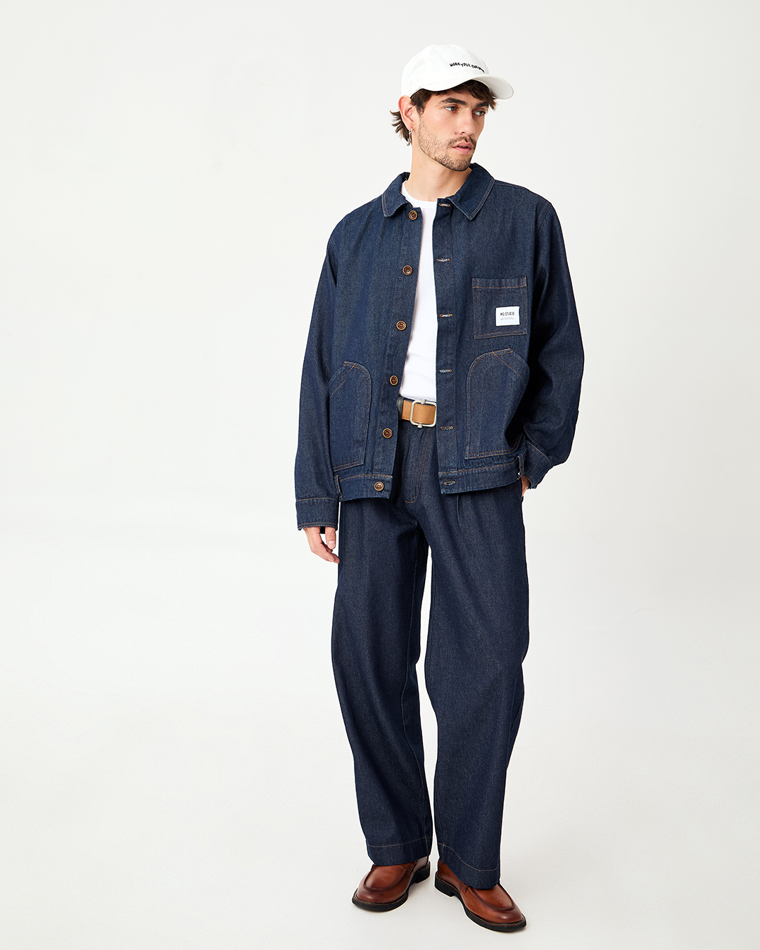 CHAQUETA AWAKI CROP DENIM 5