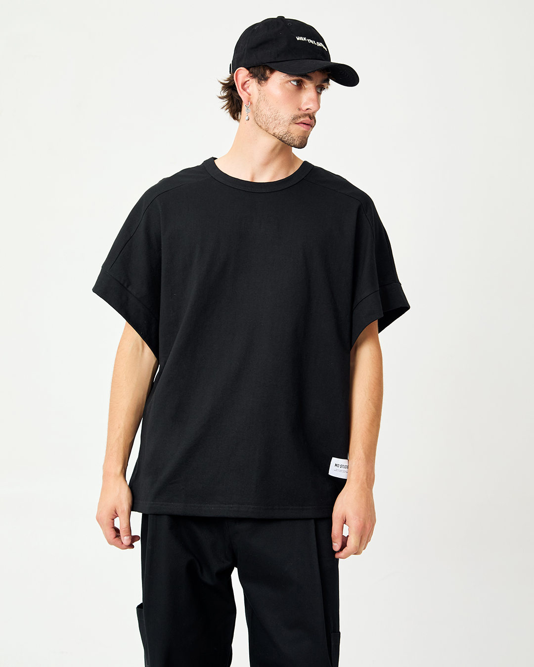 POLERA ANTON CROP NEGRO 1