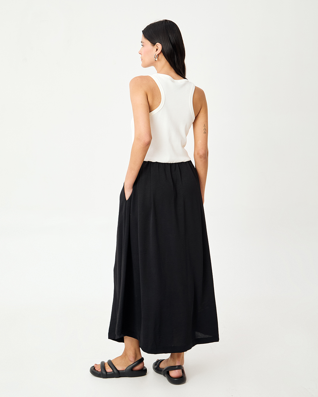 VESTIDO RAWA CRUDO/NEGRO 4