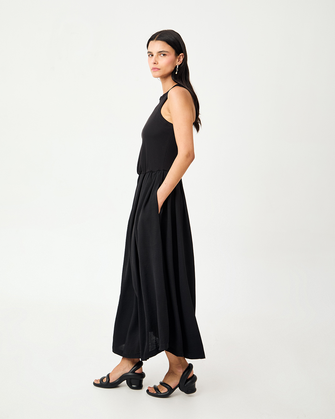 VESTIDO RAWA NEGRO/NEGRO 3