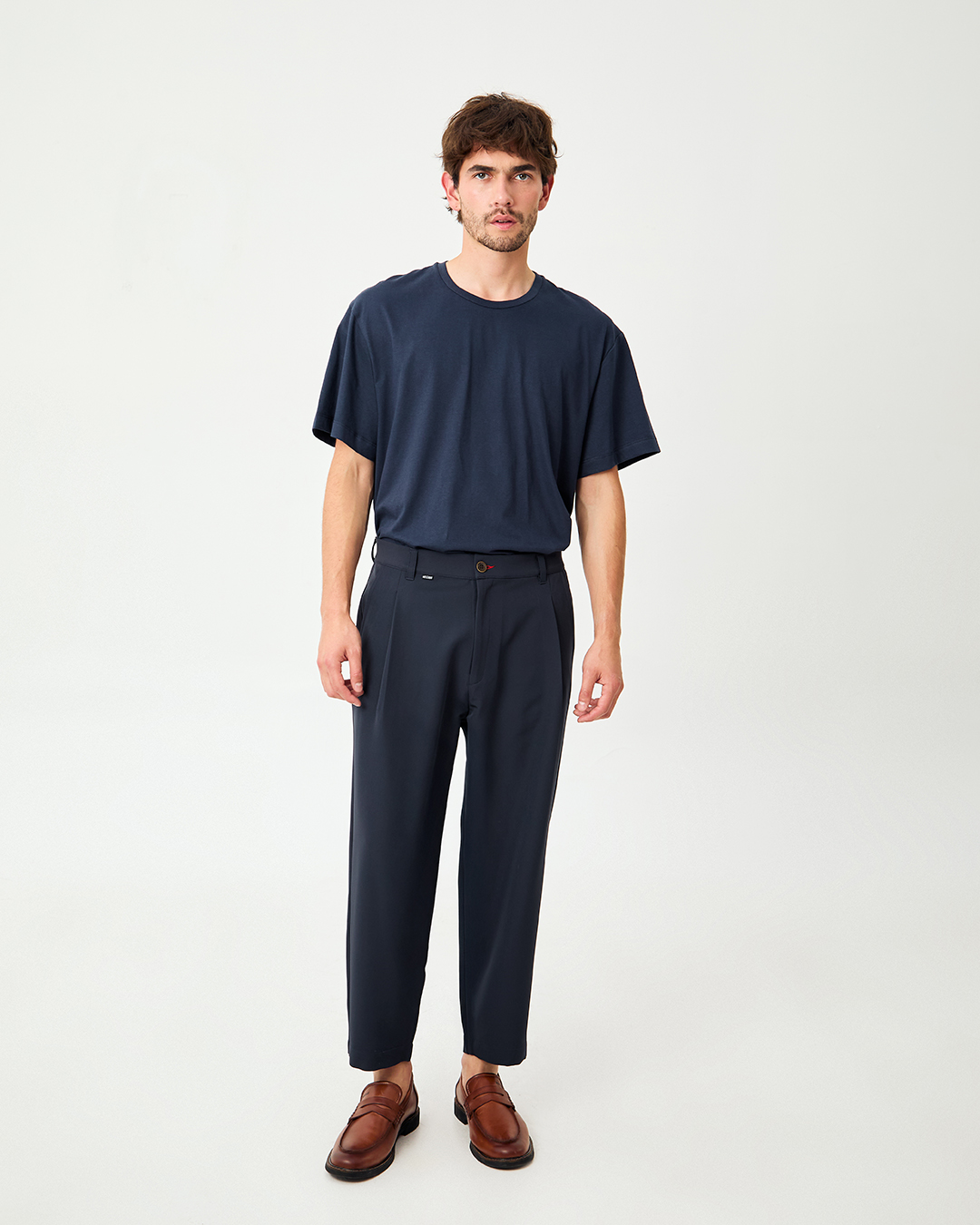 PANTALON OM STRIP MARINO 1