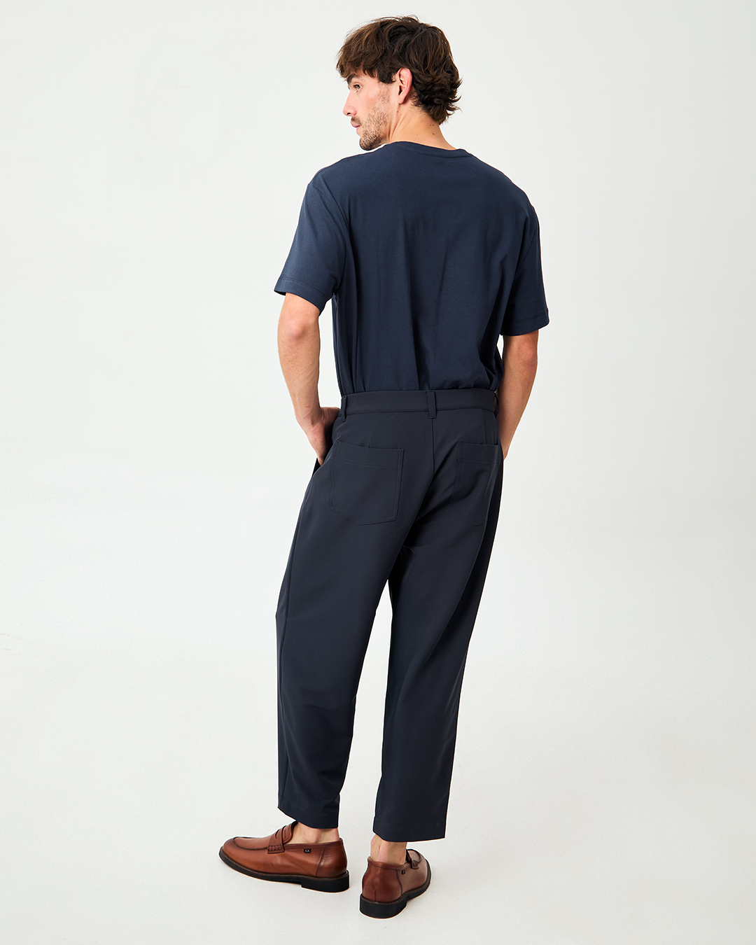 PANTALON OM STRIP MARINO 11