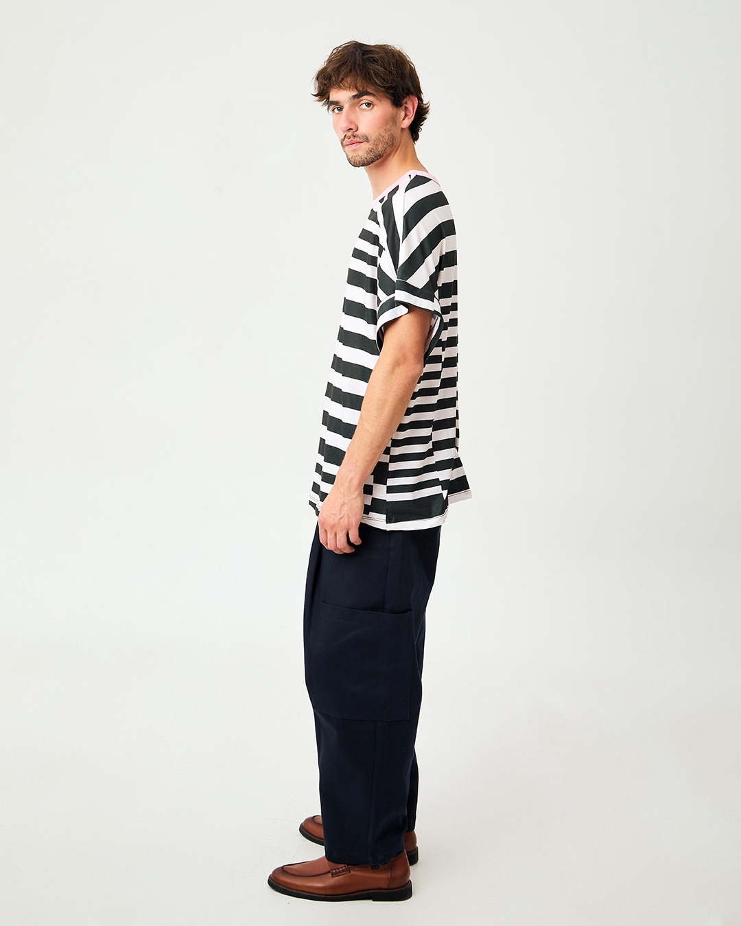 POLERA ANTON STRIPES CUELLO ROSA 4