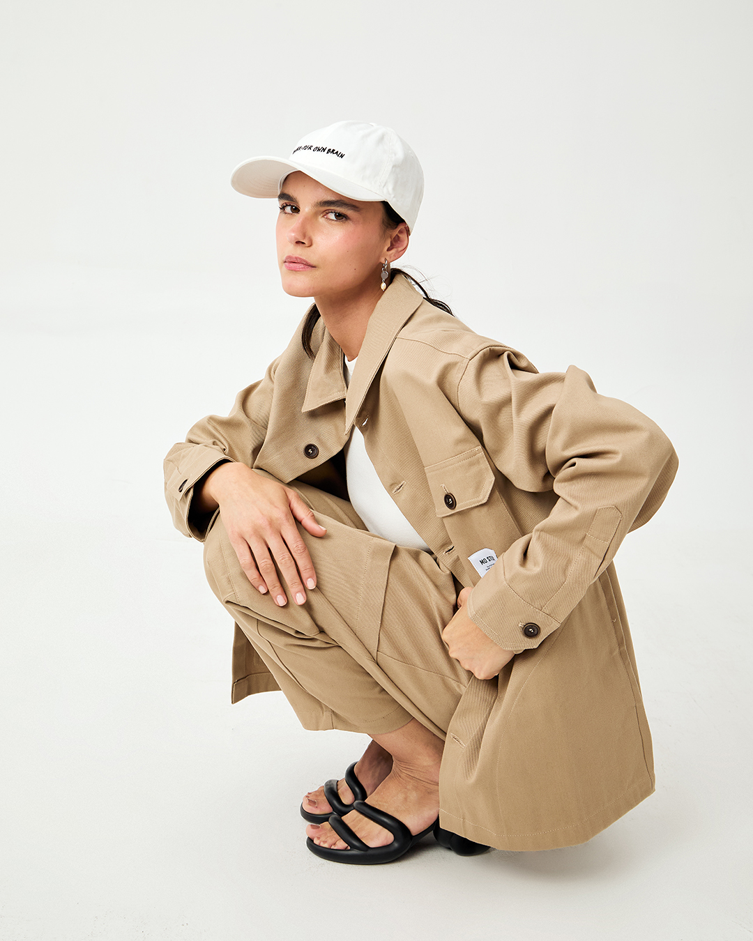 CHAQUETA RUMI UTILITARIA CAMEL 3