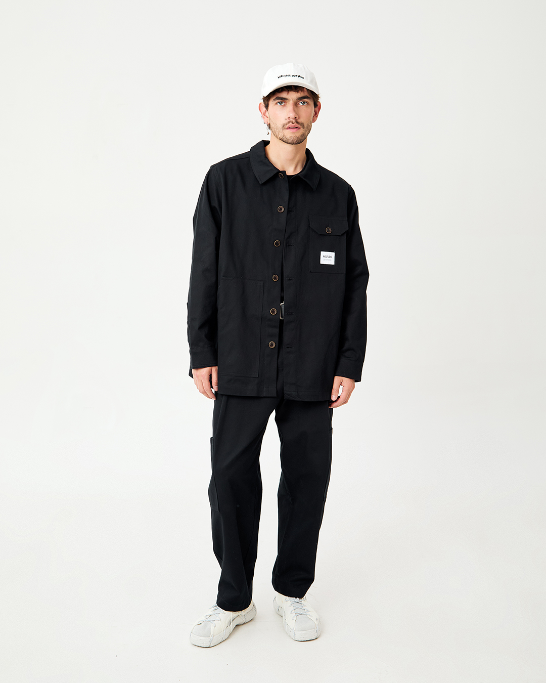 CHAQUETA RUMI UTILITARIA NEGRA  4