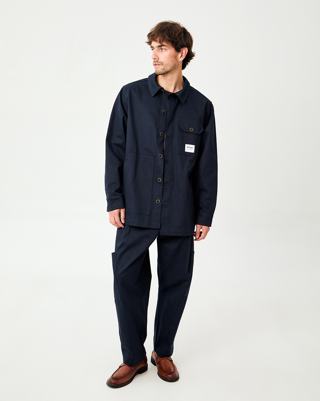 CHAQUETA RUMI UTILITARIA MARINO 2