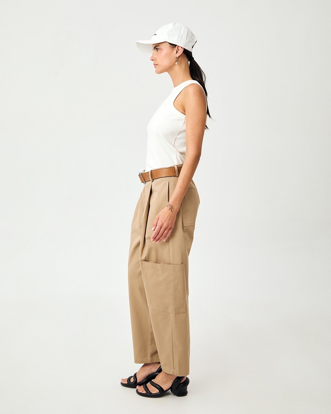 PANTALON RUMI UTILITARIO CAMEL 3