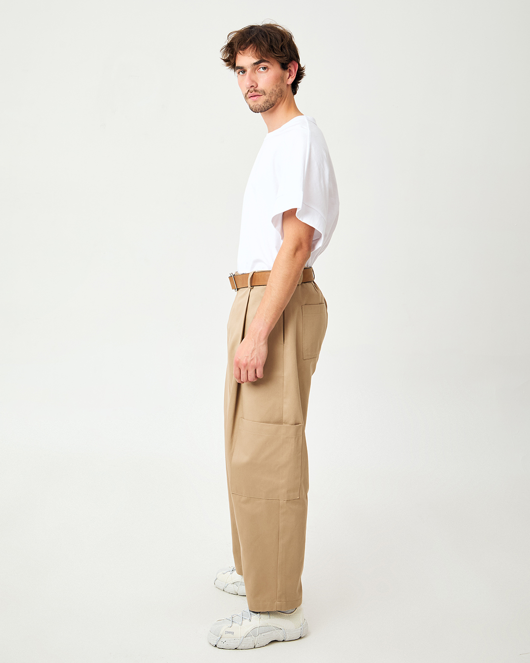 PANTALON RUMI UTILITARIO CAMEL 2