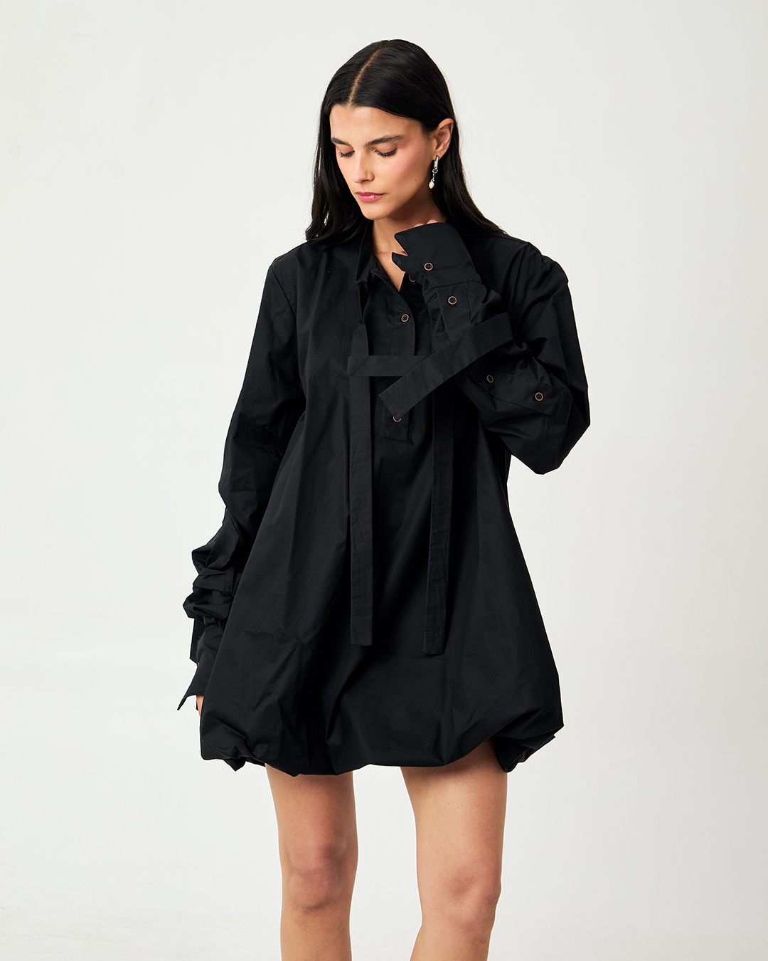 VESTIDO REM GLOBO NEGRO 2