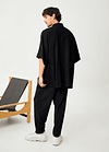 CAMISA ALBAR LINO NEGRO 4