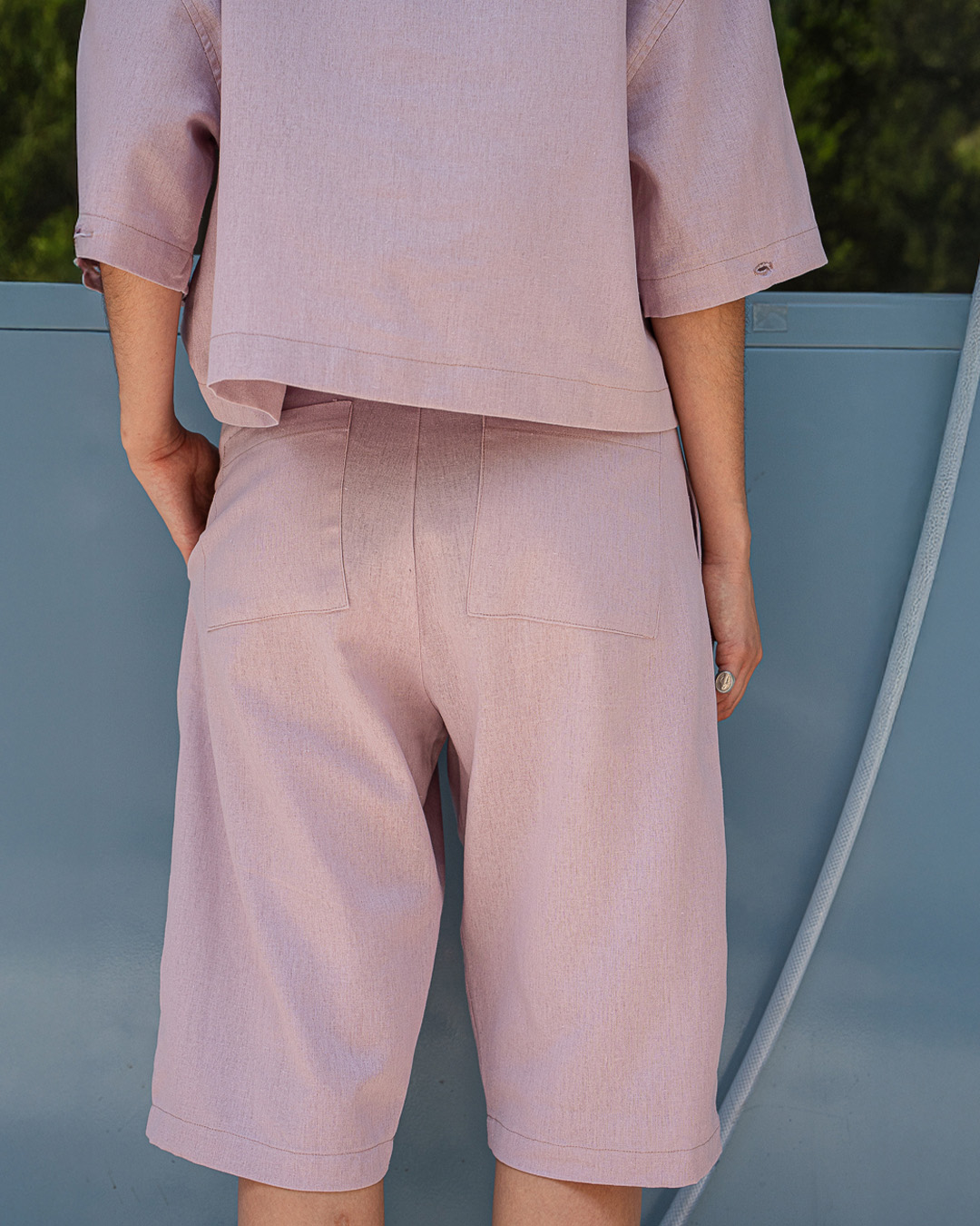 BERMUDA RUMI LINO ROSA  4
