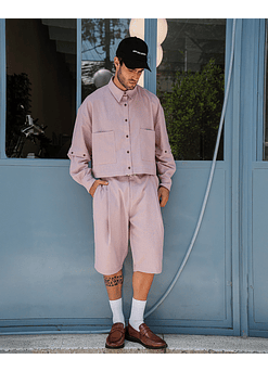 BERMUDA RUMI LINO ROSA 