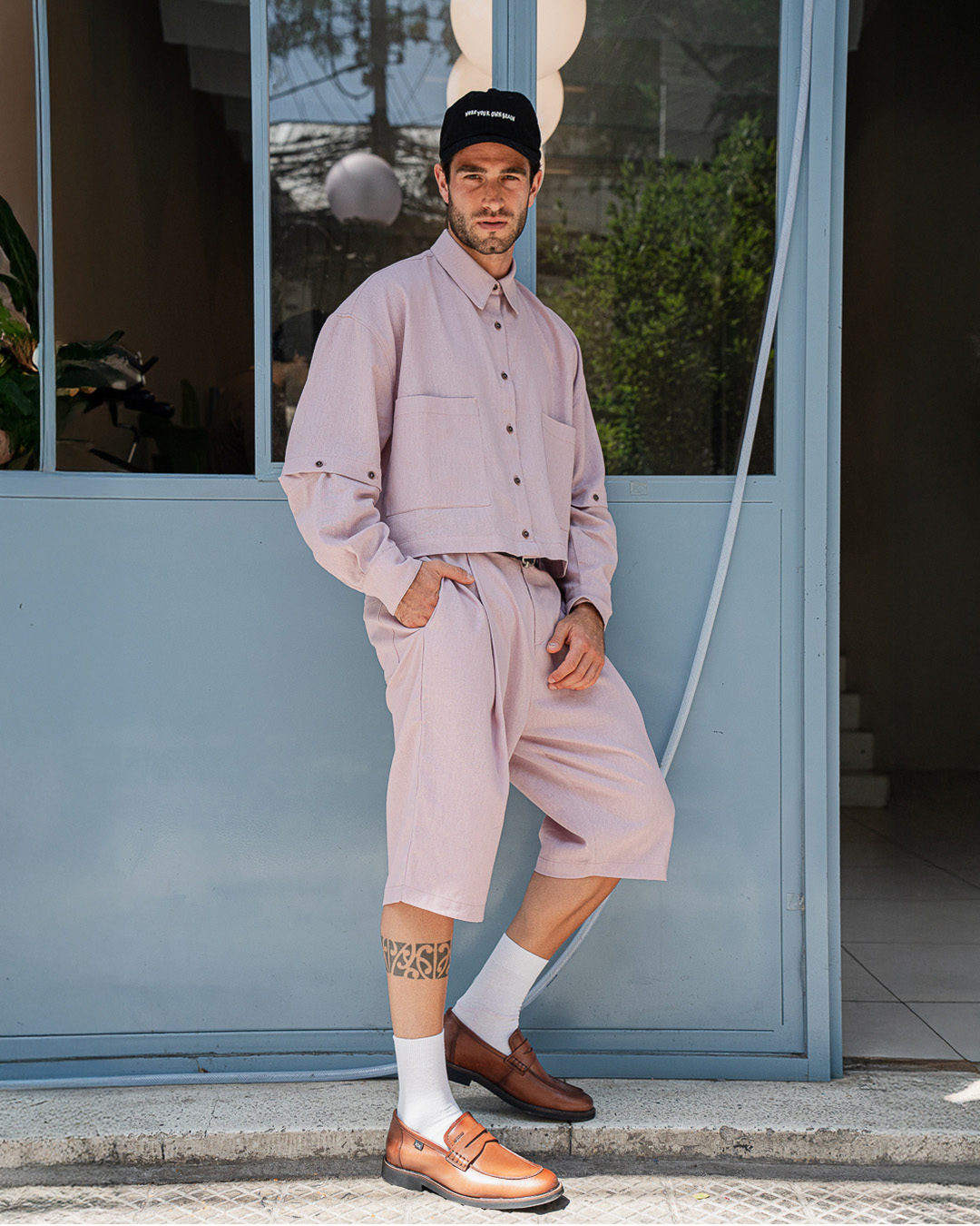 BERMUDA RUMI LINO ROSA  3