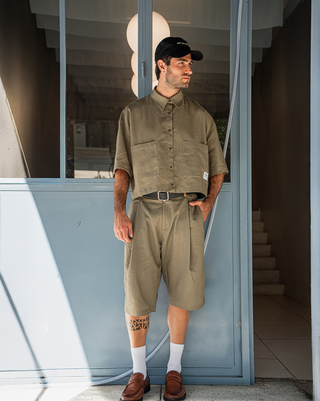 CAMISA ADJUST ME CROP LINO MUSGO 1