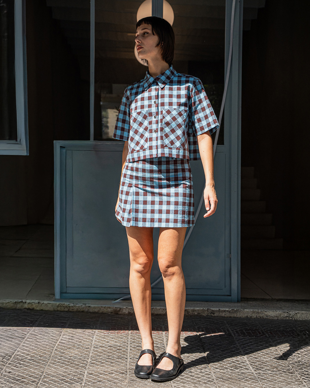 MINI FALDA CUADERNO BOLD MOCA 1