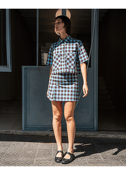 MINI FALDA CUADERNO BOLD MOCA