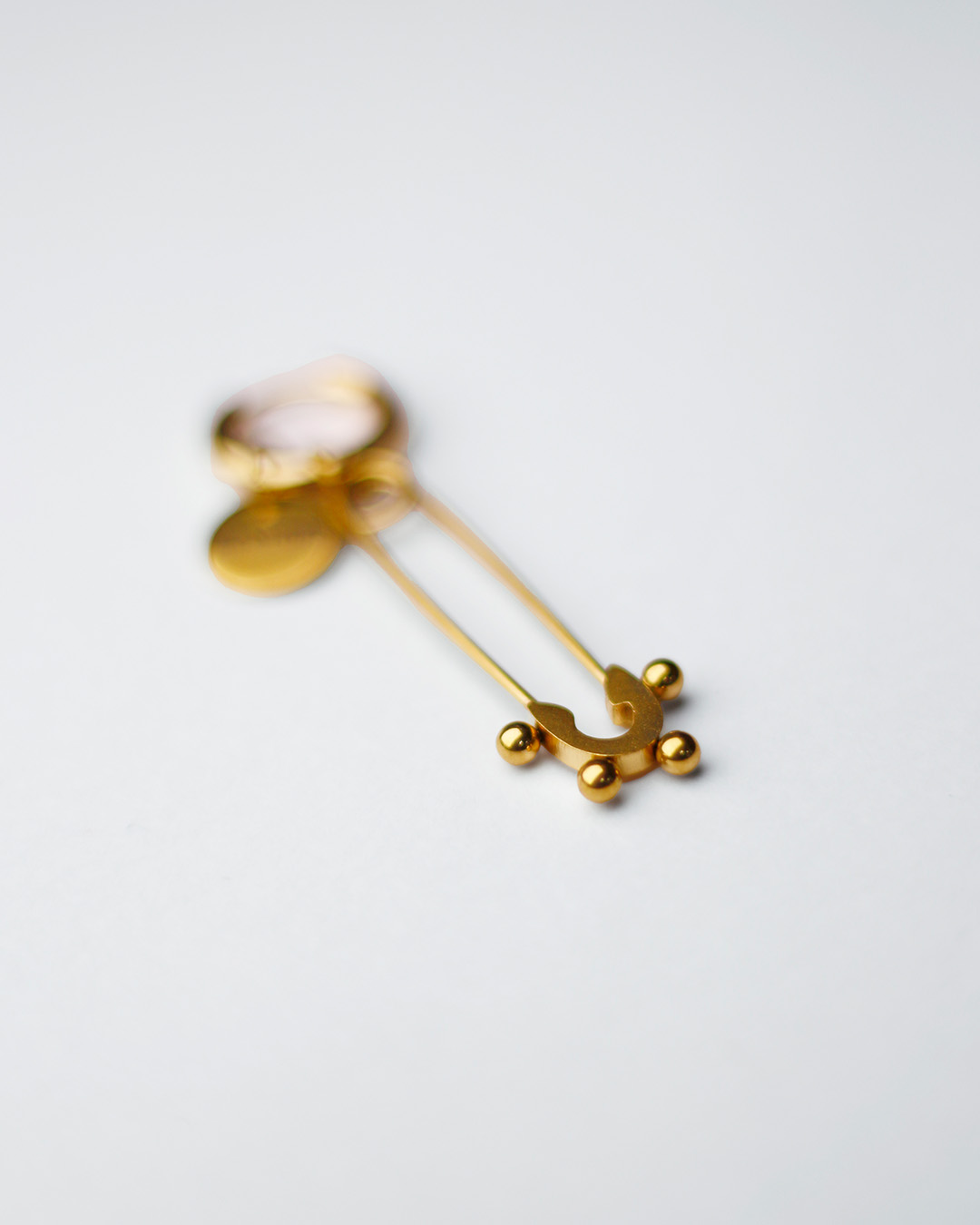 EARRING HOOK GOLD L 1